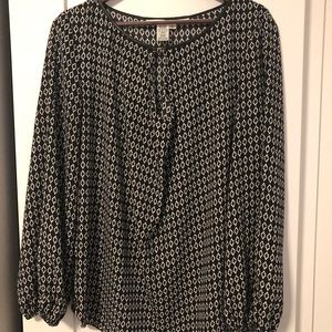 Keyhole blouse